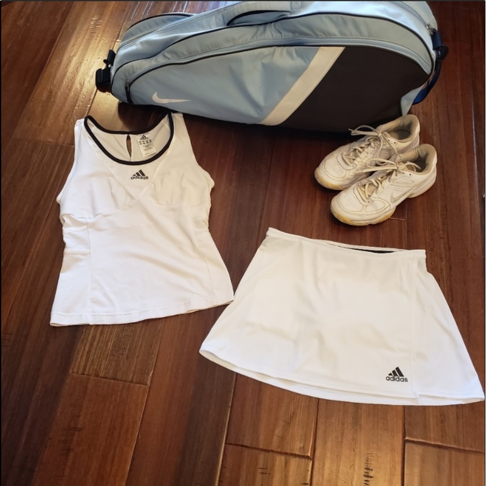 Adorable Adidas Tennis Skirt and Top - S